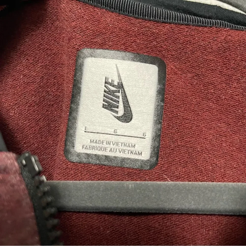 NIKE Lab Essentials Full Zip Hoodie Jacket Pueblo Brown Heather Black 848731-254
